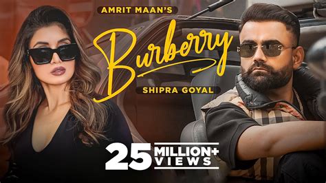 shipra goyal Burberry song